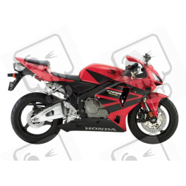 Honda CBR 600RR 2005 - RED VERSION DECALS