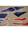 Honda CBR 600RR 2005 - RED/BLUE/SILVER VERSION DECALS