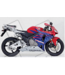 Honda CBR 600RR 2005 - RED/BLUE/SILVER VERSION DECALS