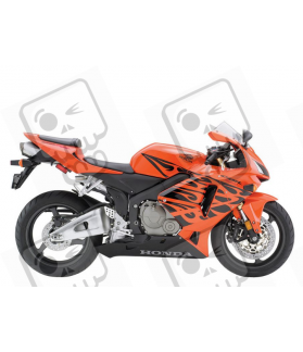 Adhesivo HONDA CBR 600RR AÑO 2005 TRIBAL NARANJA (Producto compatible)