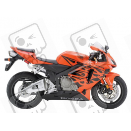 Honda CBR 600RR 2005 - TRIBAL ORANGE DECALS
