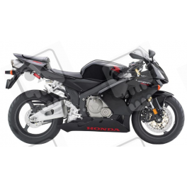 Honda CBR 600RR 2006 - BLACK VERSION DECALS