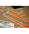 Honda CBR 600RR 2006 - ORANGE/BLACK VERSION DECALS