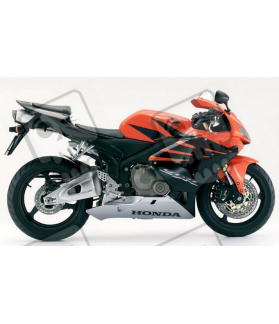 Honda CBR 600RR 2006 - ORANGE/BLACK VERSION DECALS