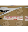 Honda CBR 600RR 2009 - BLACK/WHITE/RED VERSION DECALS