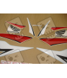 Honda CBR 600RR 2009 - BLACK/WHITE/RED VERSION DECALS