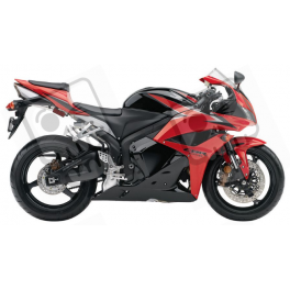 Honda CBR 600RR 2010 - RED/BLACK VERSION DECALS