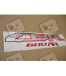Honda CBR 600RR 2011 - BLACK/RED VERSION DECALS