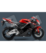 Honda CBR 600RR 2011 - BLACK/RED VERSION DECALS