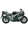 SUZUKI HAYABUSA 2008 - DARK BLUE VERSION DECALS