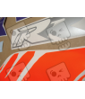Honda CBR 900RR 1993 - BLACK/ORANGE/PURPLE VERSION DECALS