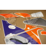 Honda CBR 900RR 1993 - BLACK/ORANGE/PURPLE VERSION DECALS