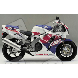 Honda CBR 900RR 1994 - WHITE/PURPLE/RED VERSION DECALS