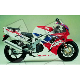 Honda CBR 900RR 1995 - RED/WHITE/PURPLE VERSION DECALS