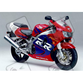 Honda CBR 919RR 1998 - RED/PURPLE VERSION DECALS