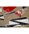 Honda CBR 954RR 2002 - BLACK/RED VERSION DECALS