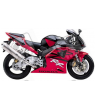 Honda CBR 954RR 2002 - BLACK/RED VERSION DECALS