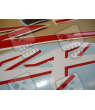 Honda CBR 954RR 2002 - RED VERSION DECALS