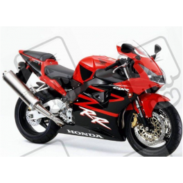 Honda CBR 954RR 2002 - RED VERSION DECALS