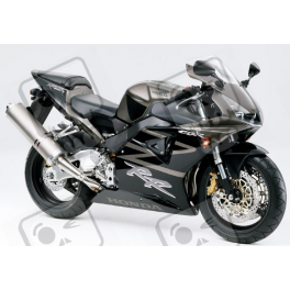 Honda CBR 954RR 2002 - TITANIUM GREY VERSION DECALS