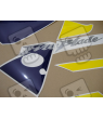 Honda CBR 954RR 2003 - YELLOW/DARK BLUE VERSION DECALS
