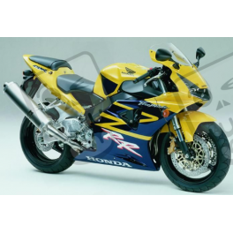 Honda CBR 954RR 2003 - YELLOW/DARK BLUE VERSION DECALS