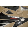 SUZUKI HAYABUSA 2008 - DARK BLUE VERSION DECALS