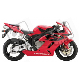 Honda CBR 1000RR 2004 - RED VERSION DECALS