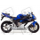 SUZUKI HAYABUSA 2008 - DARK BLUE VERSION DECALS (Kompatibles Produkt)