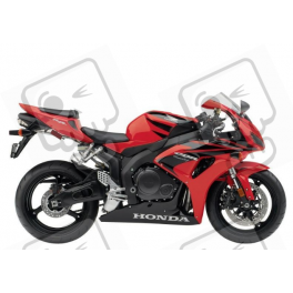 Honda CBR 1000RR 2007 - RED/BLACK US VERSION DECALS