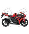 Honda CBR 1000RR 2007 - RED/BLACK US VERSION DECALS