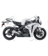 SUZUKI HAYABUSA 2008 - DARK BLUE VERSION DECALS