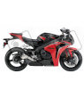 SUZUKI HAYABUSA 2008 - DARK BLUE VERSION DECALS