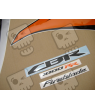 Honda CBR 1000RR 2010 - ORANGE/SILVER VERSION DECALS