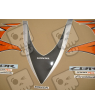 Honda CBR 1000RR 2010 - ORANGE/SILVER VERSION DECALS