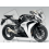 Honda CBR 1000RR 2010 - WHITE/BLACK VERSION DECALS (Produit compatible)