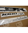 Honda CBR 1000RR 2011 - RED VERSION DECALS