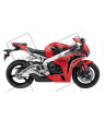 Honda CBR 1000RR 2011 - RED VERSION DECALS