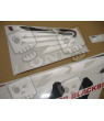 Honda CBR 1100XX 1997 - GREY VERSION DECALS