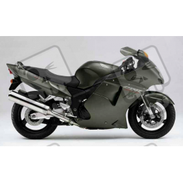 Honda CBR 1100XX 1997 - GREY VERSION DECALS
