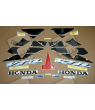 Honda VTR 1000 2000 - RED/BLACK VERSION DECALS