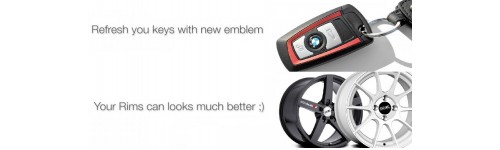 Autocollants gel Moyeux Roues